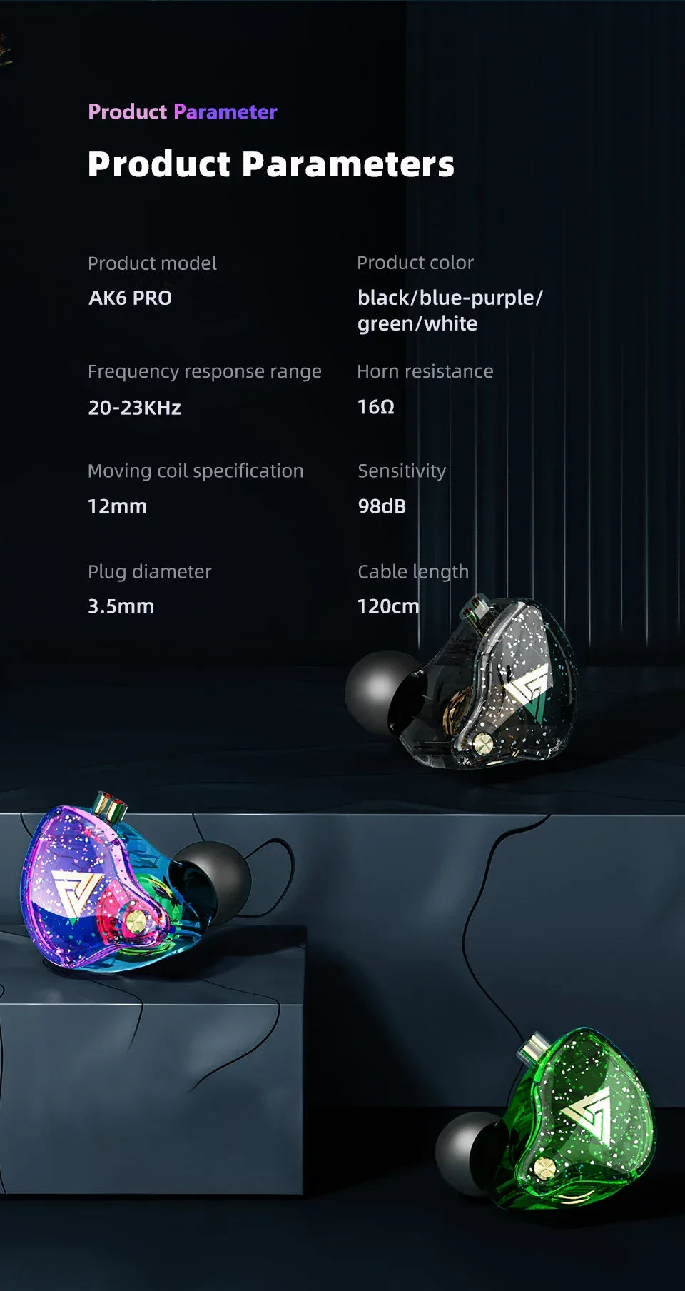 Dual Driver Wired Gaming Earphones HiFi Stereo Audio | Tidesmit Tidesmit