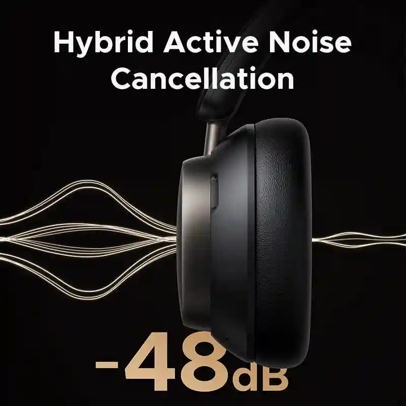 Tidesmit Wireless Over-Ear Headphones with Active Noise Cancellation Tidesmit