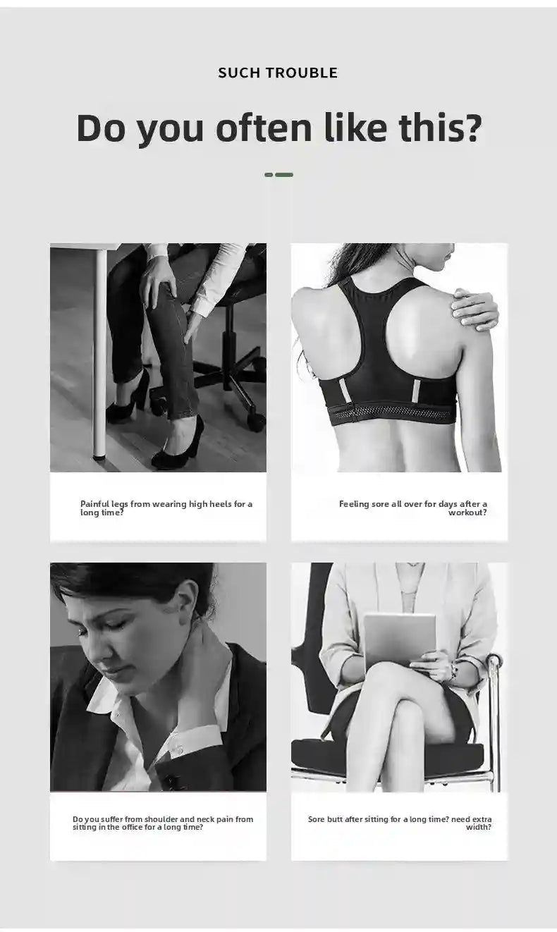 Massage Roller for Muscle Relief with Detachable Handle - Tidesmit Massage Roller Tidesmit