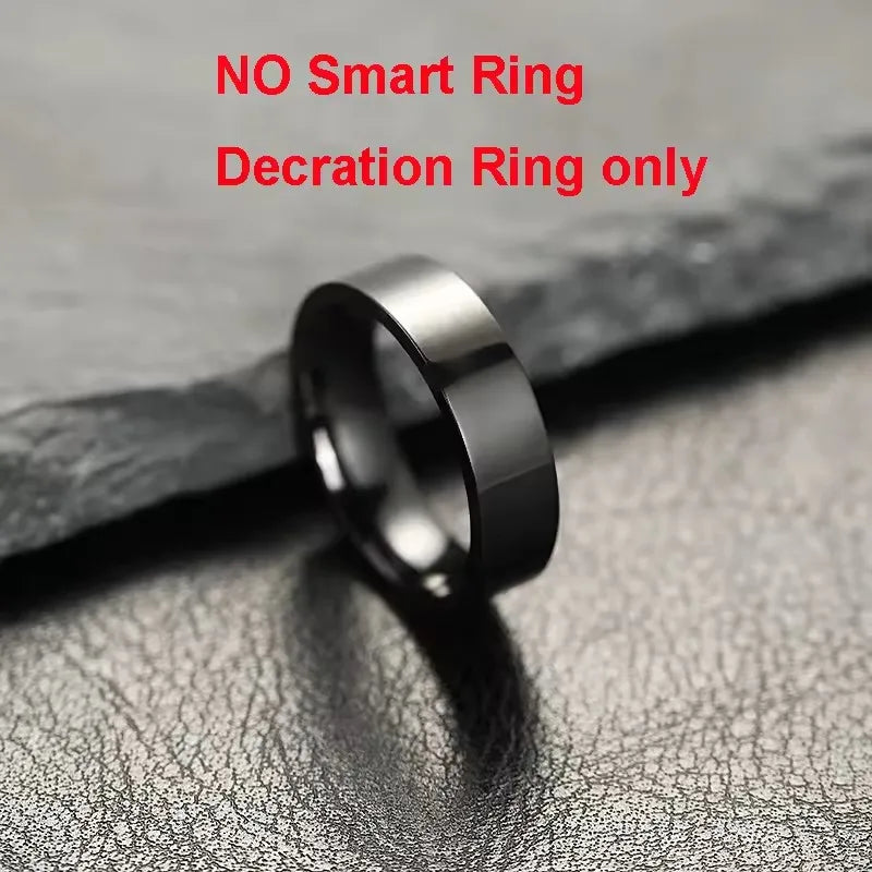 Retro Smart Ring For Men Women Touch Control Function Health Monitor IP68 5ATM Waterproof Multiple Sports Modes Fitness Ring New Sdring 8 Tidesmit