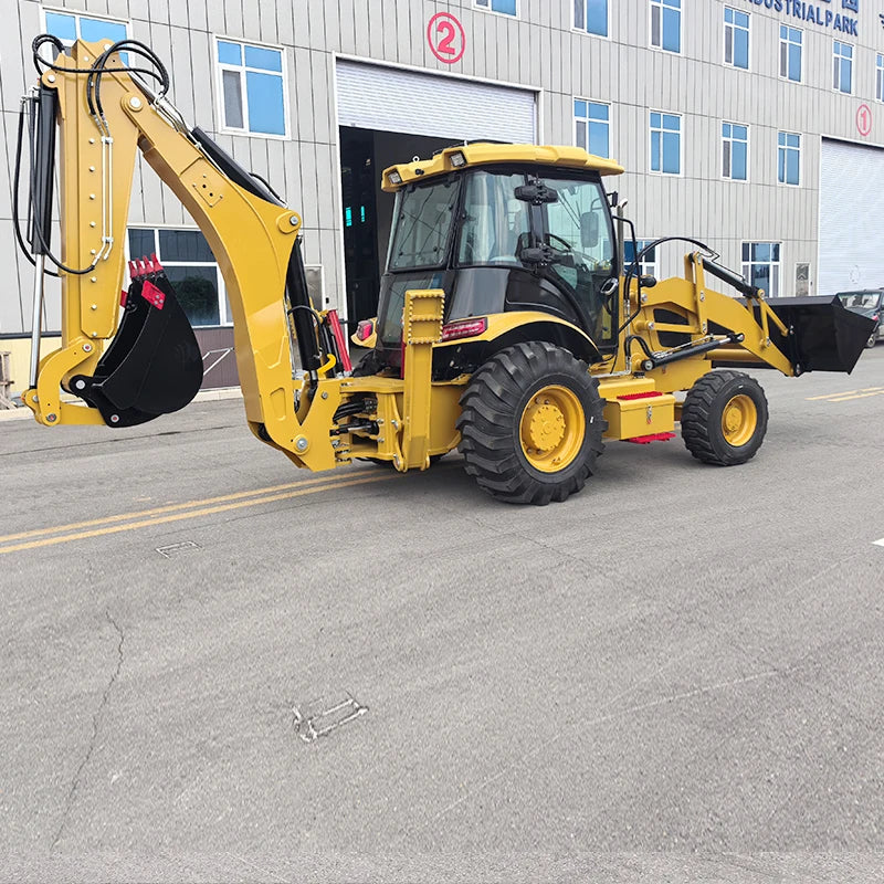 Customized Factory Direct Sales Backhoe Excavator Front End Loader 4x4 1.6 Ton 2.5 Ton Backhoe Loader