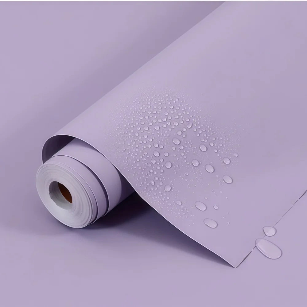 1roll 1/2/5/10m PVC DIY Self-adhesive Waterproof Wallpaper Renovation Kitchen Cabinets Decorative Films Vinyl Wall Stickers