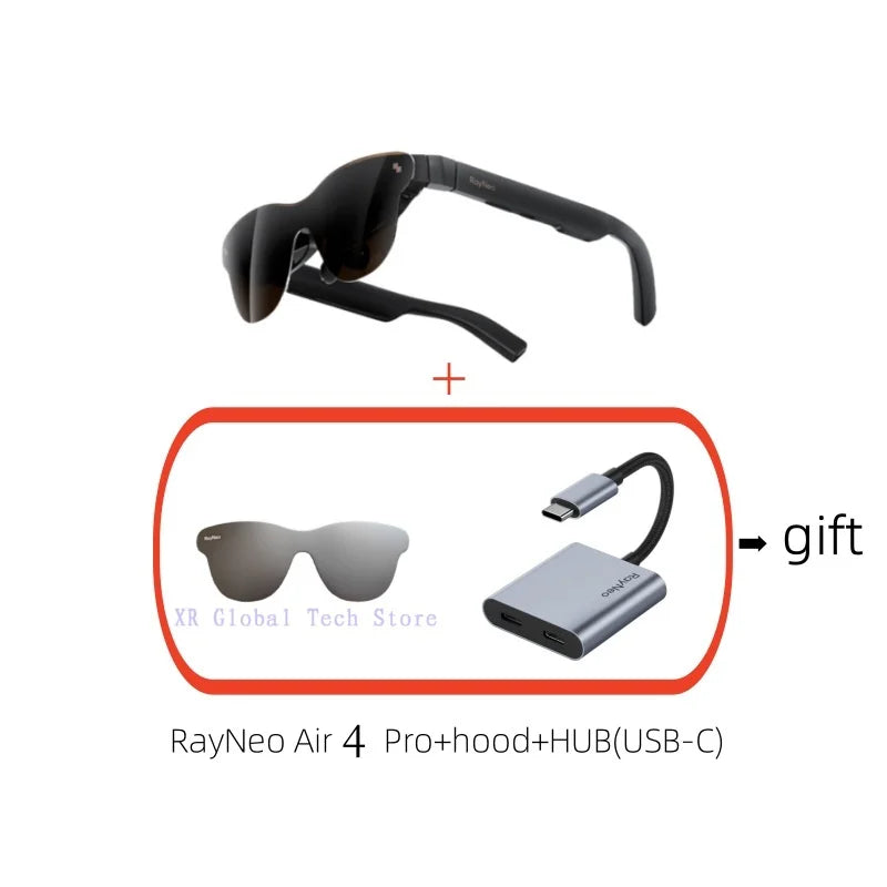 RayNeo Air 4 Pro AR Glasses: 1200 Nits Micro-OLED Spatial Display Air 4 Pro suit2 Tidesmit