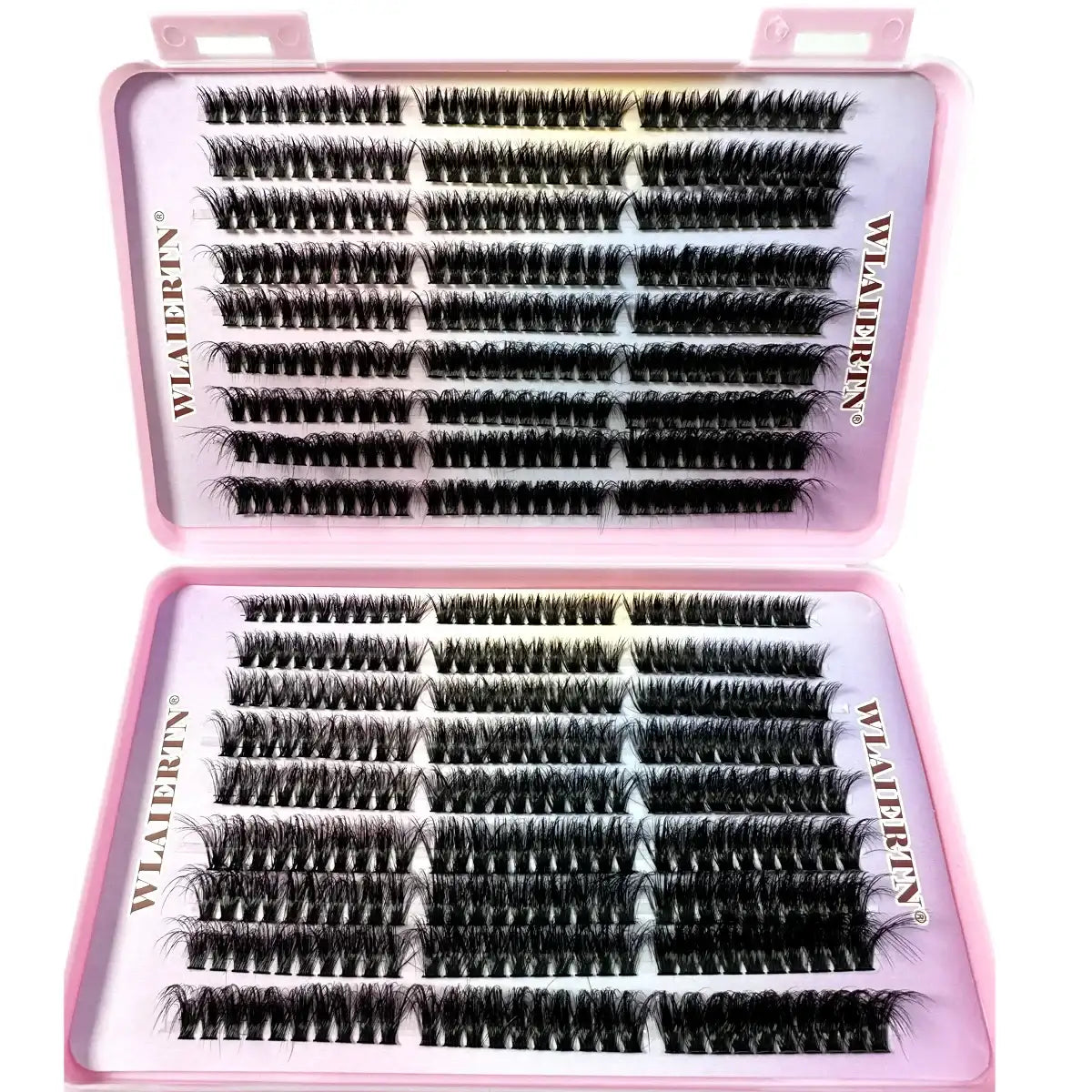 Faux Mink Eyelashes 540Cluster C Curled 9-16mm Mixed Natural Eyelash Extension 3D Russian Strip Personal Eyelash Makeup Tool False Eyelashes 54Row3D6080100 D 0.07mm|MIX Tidesmit