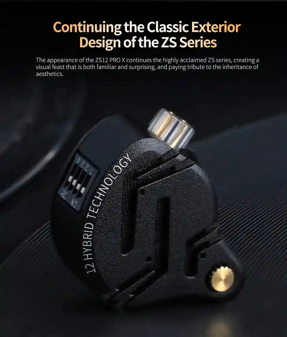 In-Ear Monitor Headphones 1DD+5BA Hybrid HiFi Bass | Tidesmit Tidesmit