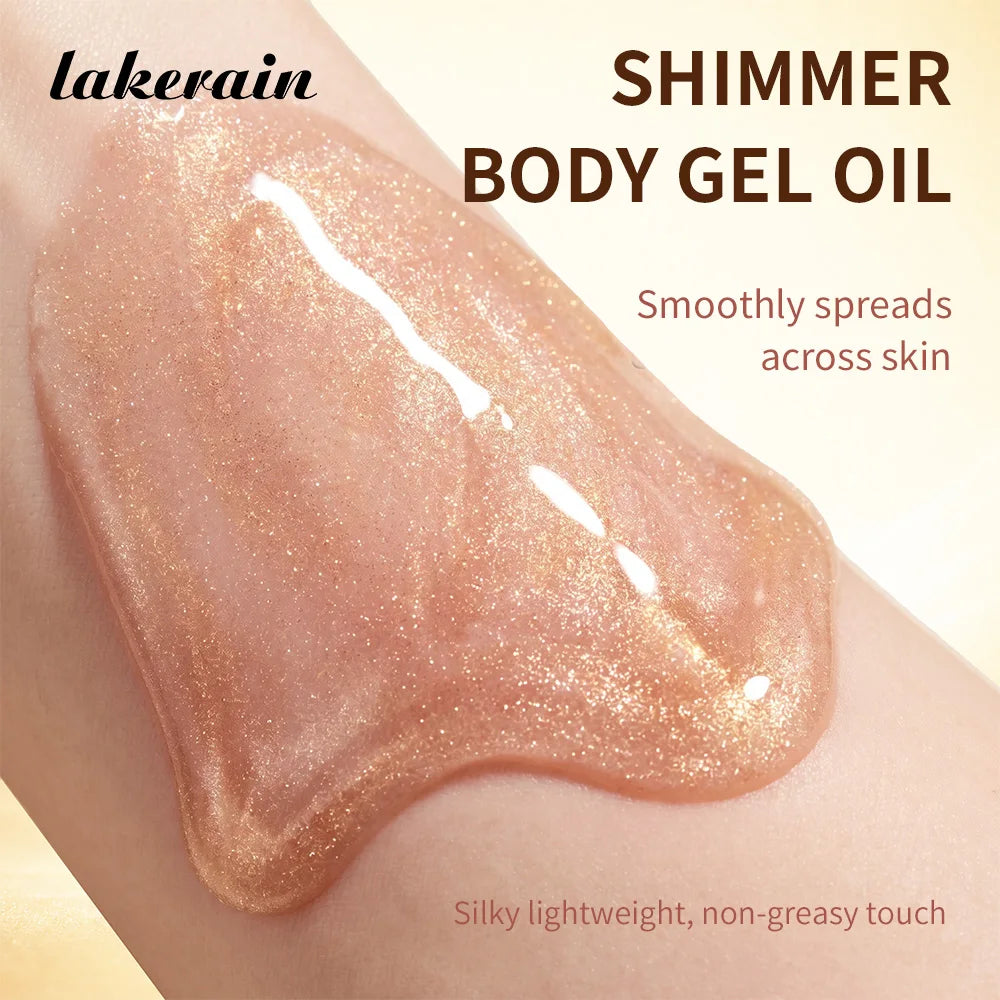 Vanilla Cocoa Vitamin B3 Body Gel Oil Ultra Hydrating Glow Skincare Nourish Soft Smooth Dry Skin Body Oil For All Skin Types