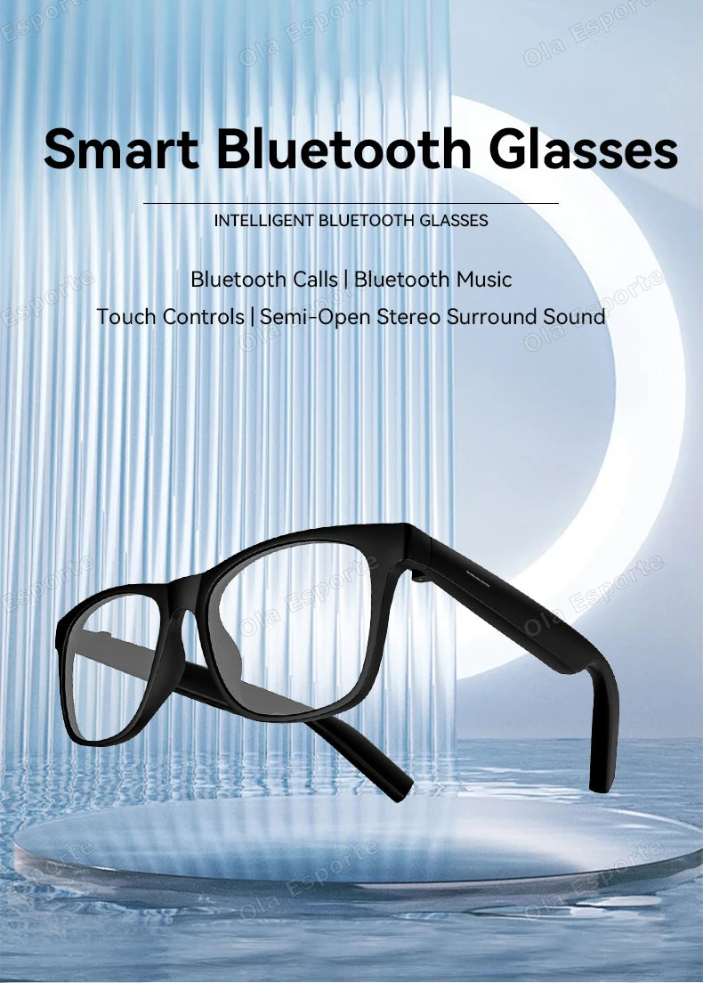 Smart Bluetooth Sunglasses with Spatial Audio and Wireless Connectivity Tidesmit