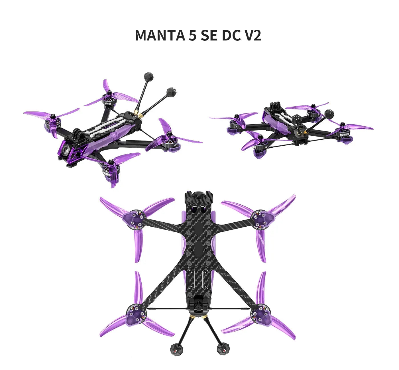 Manta 5 SE V2 5 Inch FPV Freestyle Drone - 6S 1960KV Performance Tidesmit