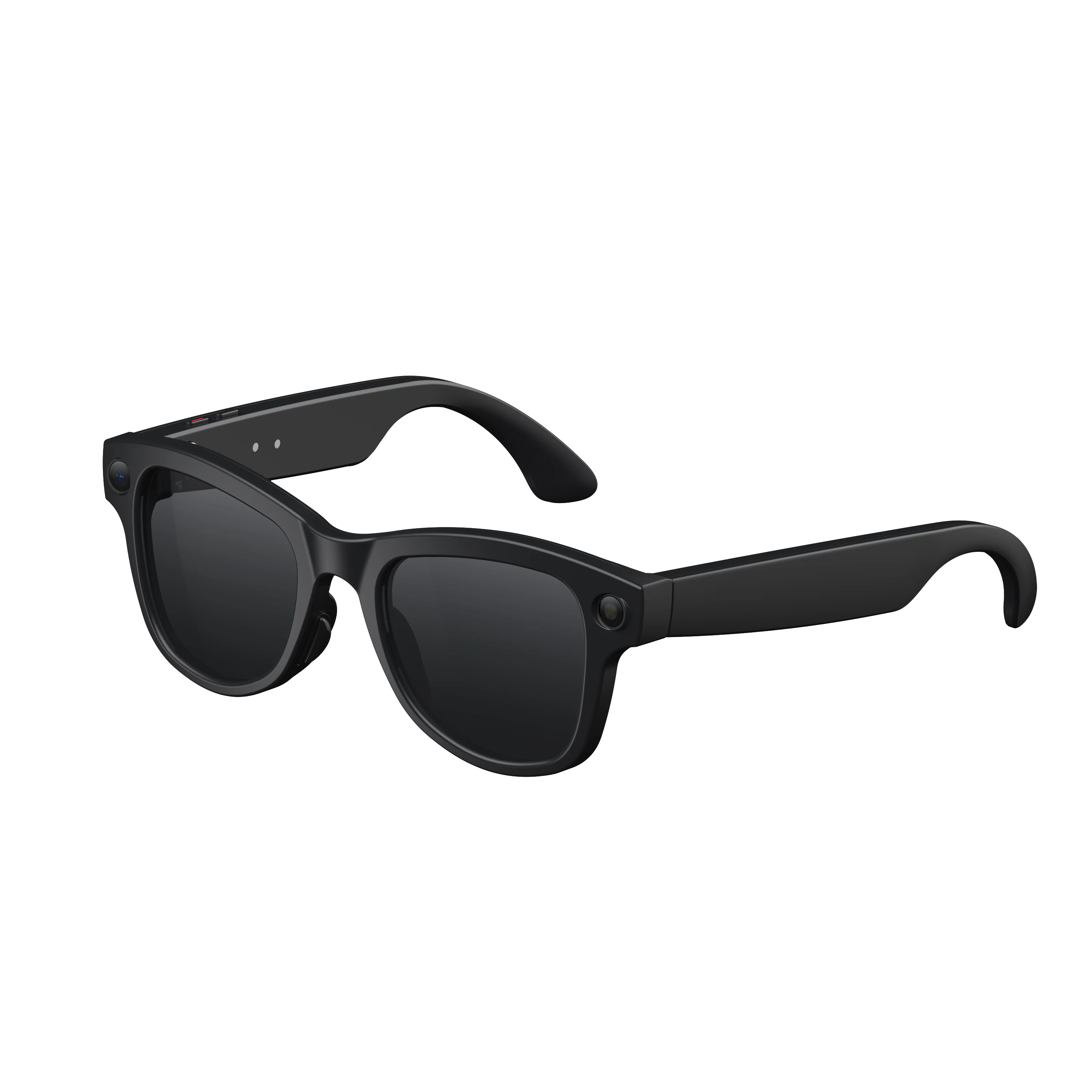 Smart Camera Glasses 4K HD Video Recorder with Integrated Voice Assistant black Tidesmit