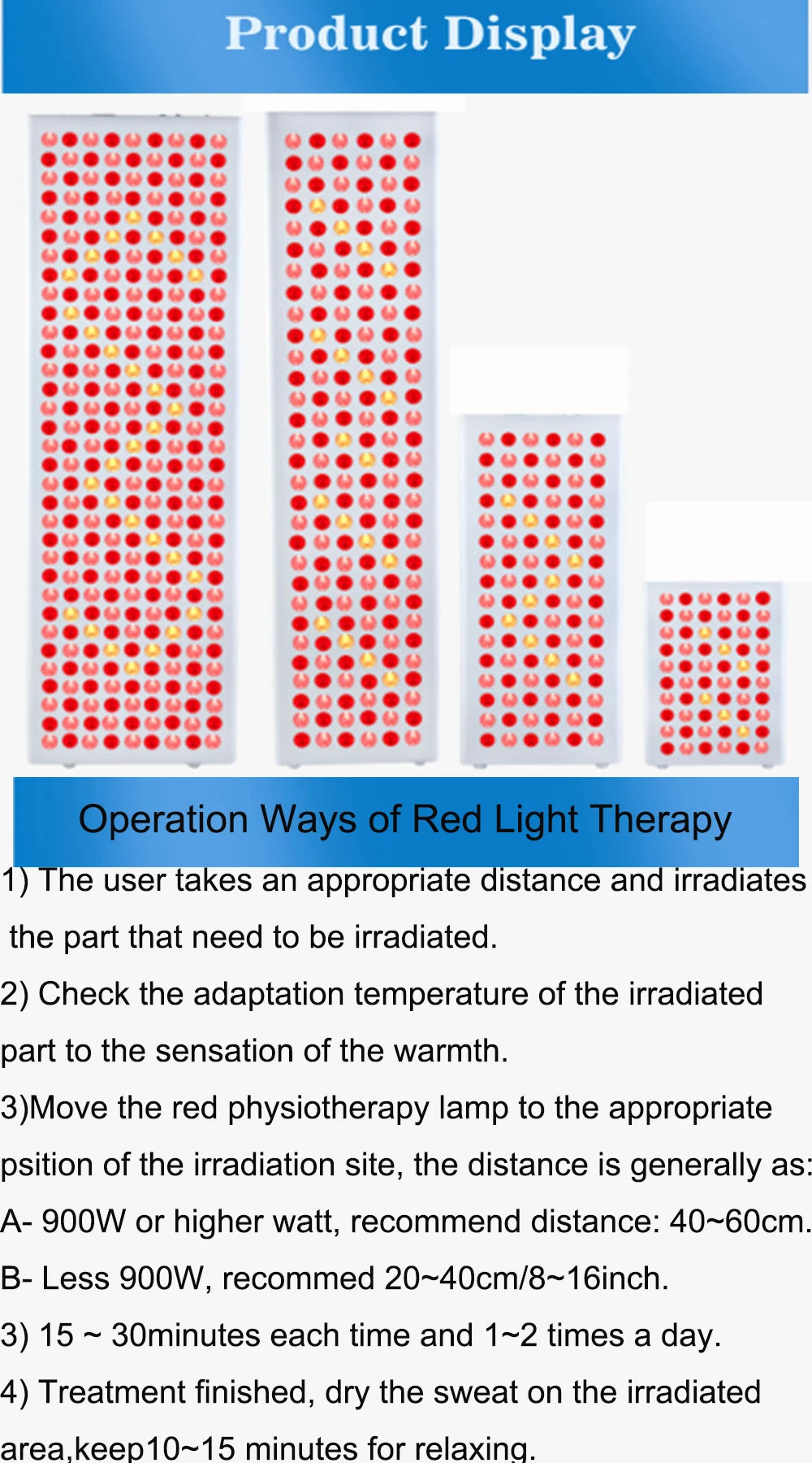 Newest 300W 500W 900W 1500W 2000W 630nm 660nm LED Red Light Therapy 810nm 830nm 850nm NIR Therapy Light for full body, grow lamp