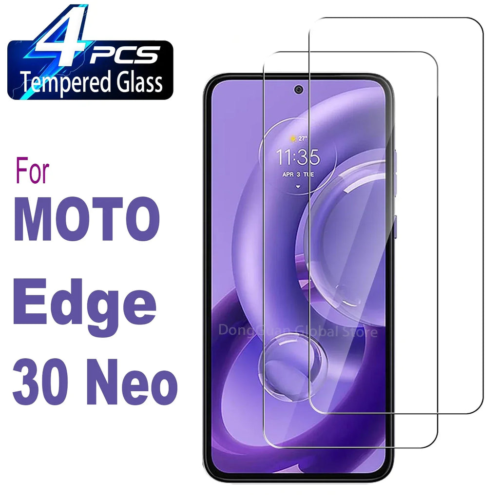 Motorola Edge 60 Neo Tempered Glass Screen Protector - 9H Anti-Scratch Tidesmit