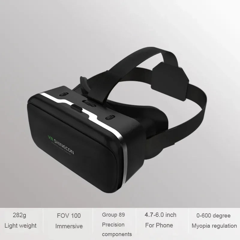 VR Headset for Smartphones | 3D Immersive Smart Glasses with Remote Options Tidesmit