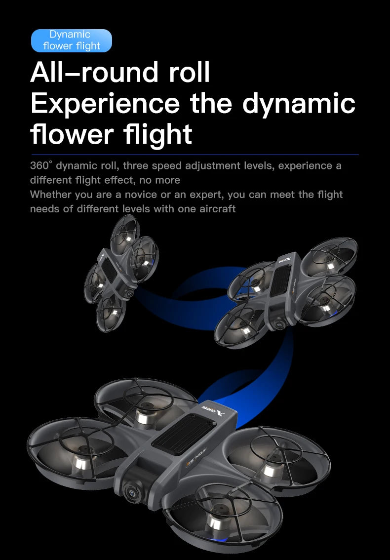 4K Camera Drone with Obstacle Avoidance and Dual Screen Remote Control Tidesmit