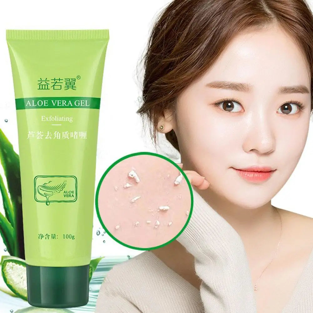 Aloe Vera Exfoliating Gel Body Scrub - Natural Cruelty-Free Skincare Scrubs Treatments Tidesmit