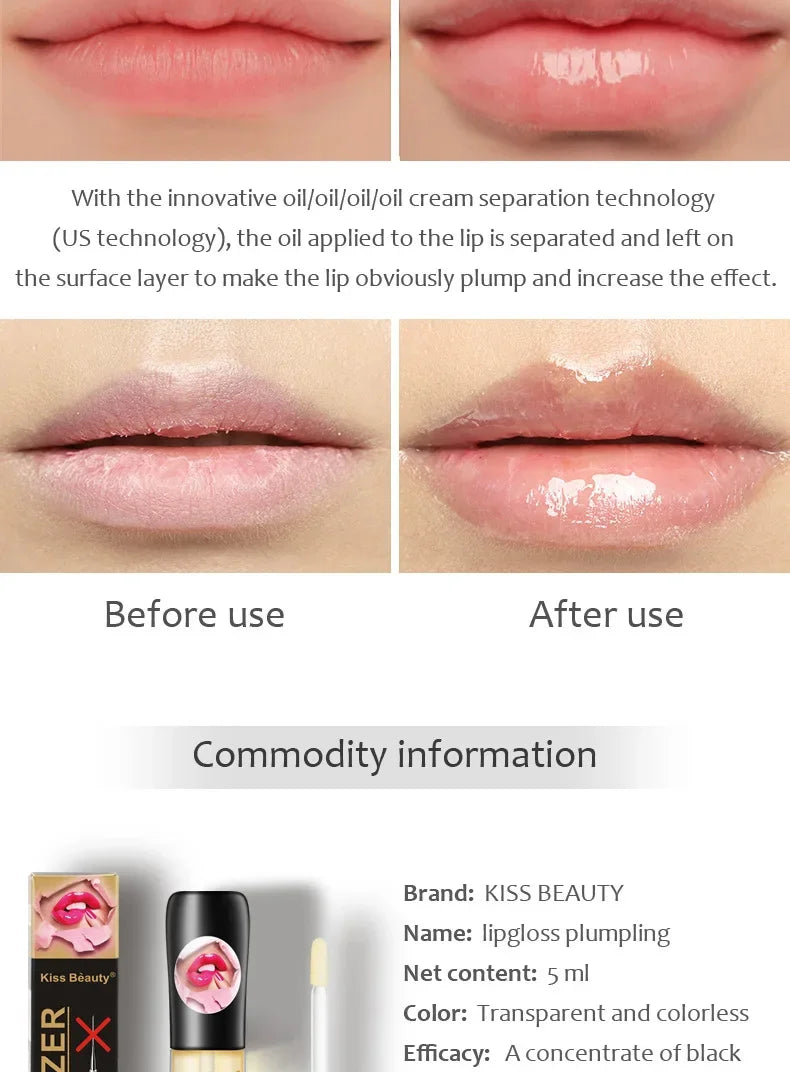Lip Plumper Serum Volumizing Hydrating Care - Tidesmit Lip Nourish Lip Care Tidesmit