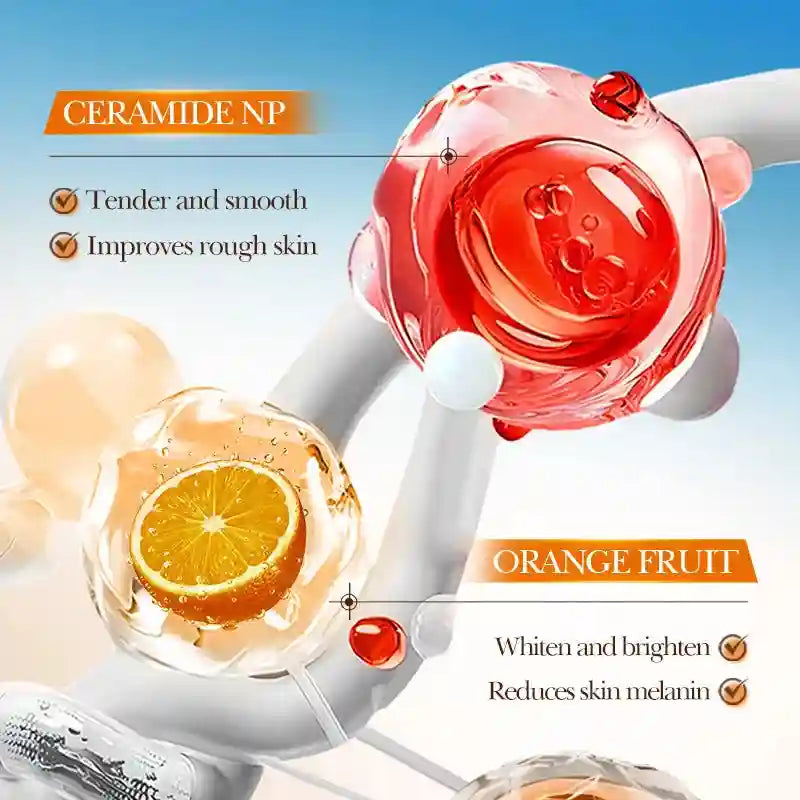 Orange Exfoliating Gel Facial Scrub for Deep Pore and Blackhead Treatment Scrubs Treatments Tidesmit