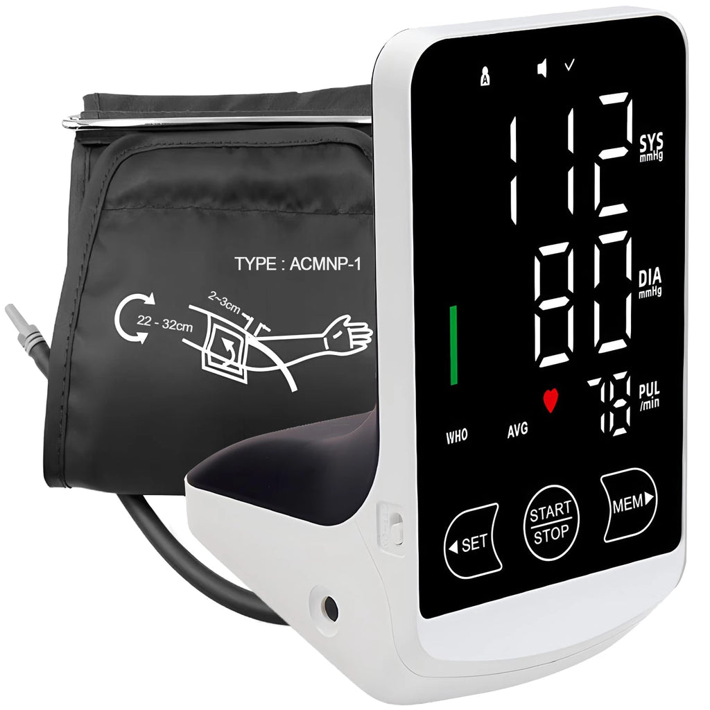 Blood Pressure Machine Arm-type Digital Blood Pressure Monitor Home Medical Sphygmomanometer Automatic Tonometer