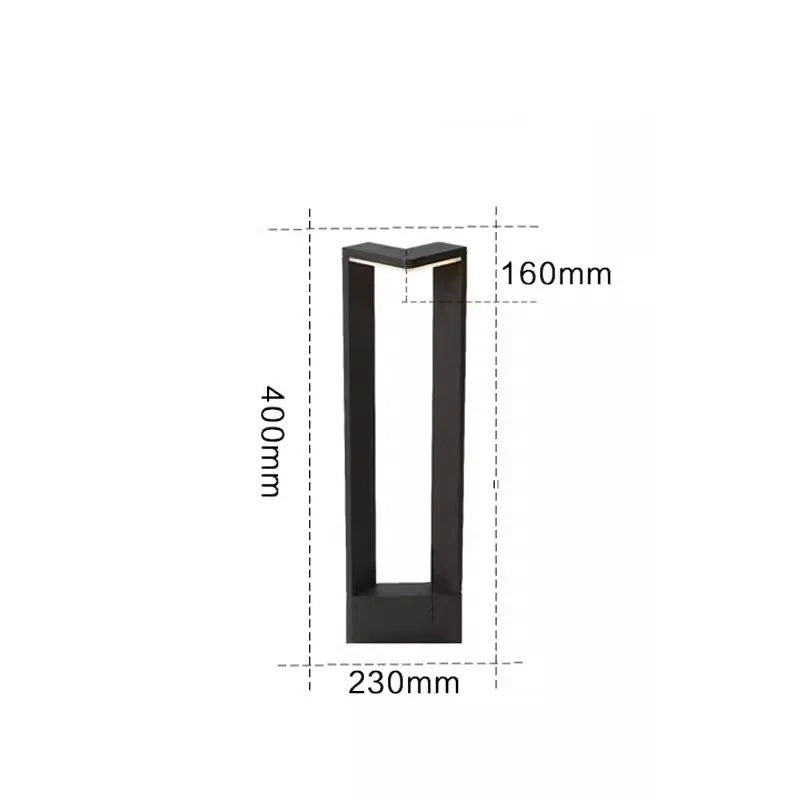 New LED Lawn Light Outdoor Waterproof IP65 110V 220V 230V Street Lamp For Garden Path Landscape Park Villa Courtyard Lighting