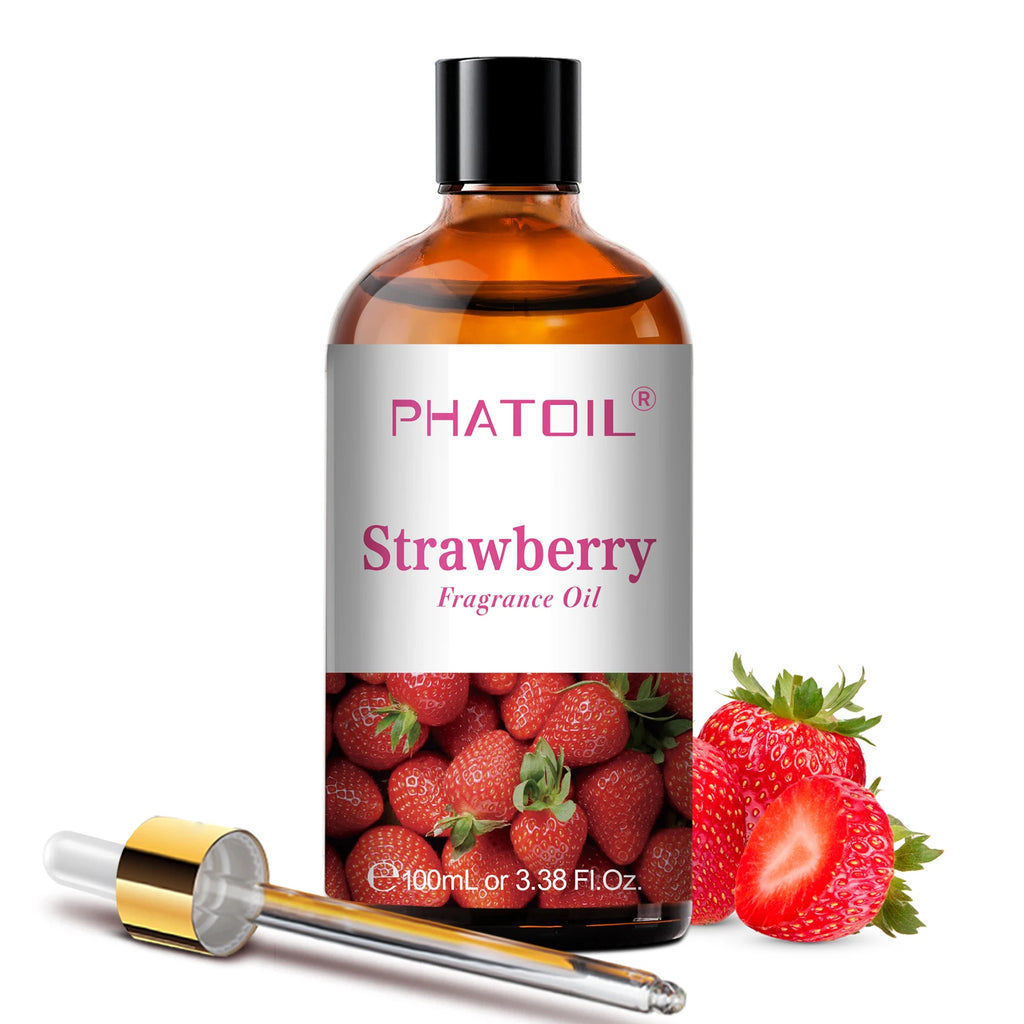 PHATOIL Fruit Fragrance Oils Coconut & Vanilla Lime Mango Strawberry Banana 100ml Aromatherapy Fragrance Oils For Diffuser