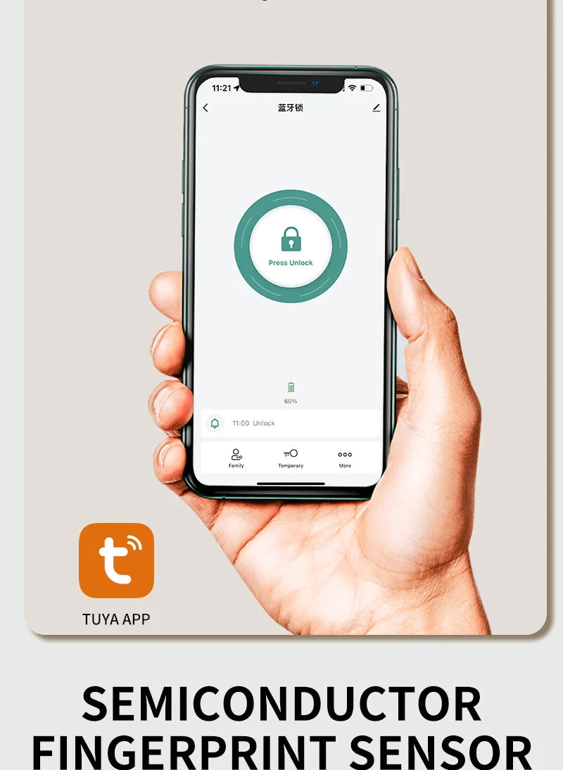 XSDTS New Tuya Wifi Digital Electronic Smart Door Lock With Biometric Camera Fingerprint Smart Card Password Key Unlock