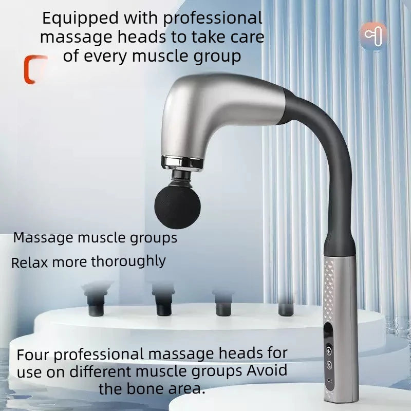 Electric Massage Gun for Muscle Recovery - Silent Percussive Tool Fascia Gun Tidesmit