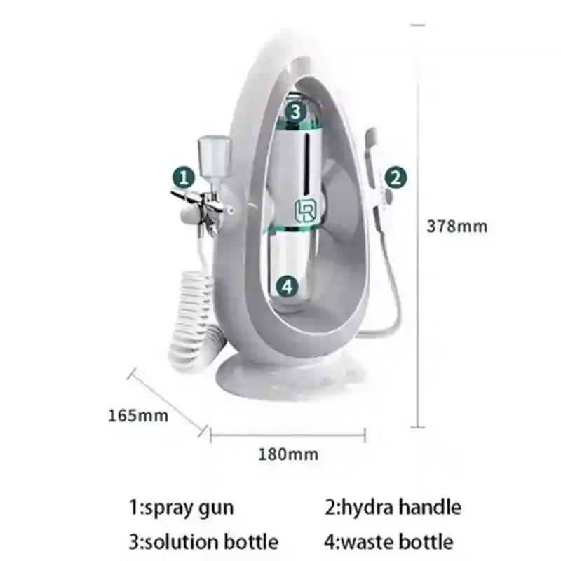 Hydra Facial Machine - Deep Pore Cleansing & Electric Massager Tool Eye Massage Instrument Tidesmit