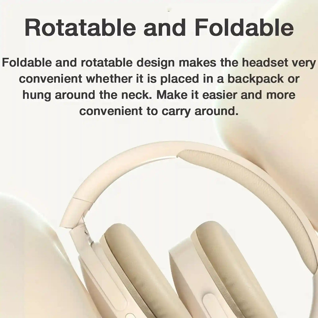 Wireless Bluetooth Headphones - Over-Ear Active Noise Cancellation Tidesmit