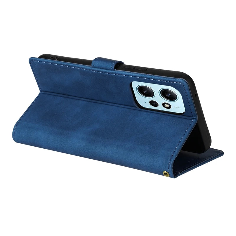 Redmi Note Wallet Case - Shock-Absorbing Leather Flip Cover Tidesmit