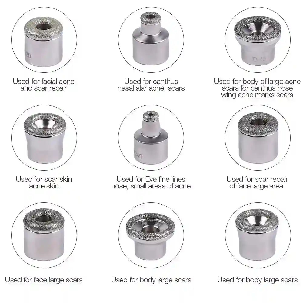 Diamond Microdermabrasion Machine: Professional Facial Exfoliation Tool Eye Massage Instrument Tidesmit