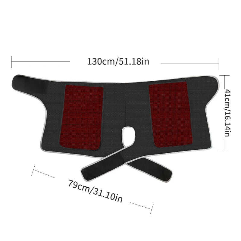 Red Light Therapy Hip Massager with Heat - Portable Wellness Tool Relaxation Treatment Tidesmit