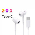 Wired USB C Headphones with HD Mic - Noise Cancelling Earbuds Earbuds-Type C Tidesmit
