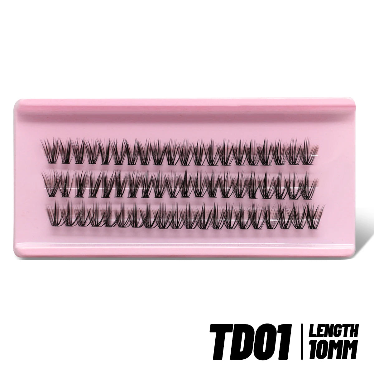 GROINNEYA Eyelashes Clusters 320 pcs Natural Eyelash extension Cluster Lashes Volume Mixed Tray Lashes Cluster Natural Lashes False Eyelashes TD01 Tidesmit