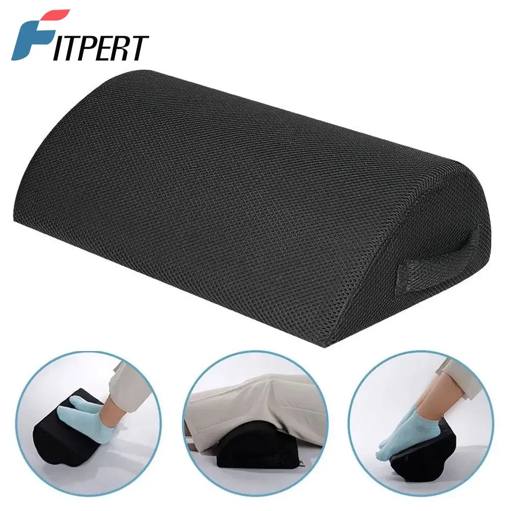 Memory Foam Under Desk Foot Rest - Ergonomic Support with Washable Cover Body Shaping Massage Equipment Tidesmit