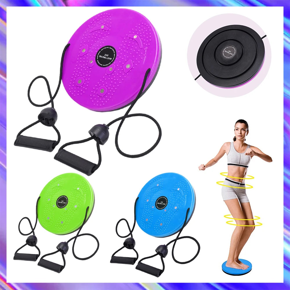 Waist Twisting Disc for Core Fitness - Magnetic Massage Plate Body Shaping Massage Equipment Tidesmit