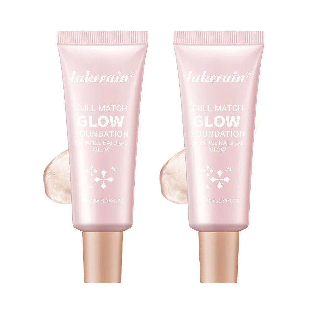 Tidesmit Glowing Foundation liquid highlighter texture close-up for radiant natural makeup base