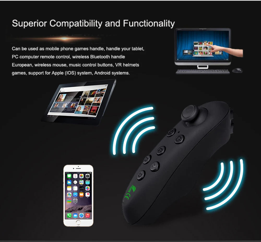 VR Headset for Smartphone – Immersive 3D Virtual Reality Smart Glasses Tidesmit