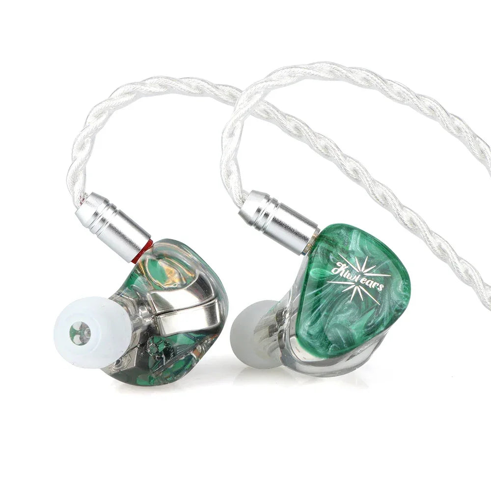 Kiwi Ears Orchestra Lite 8BA In-Ear Monitors by Tidesmit Green Tidesmit