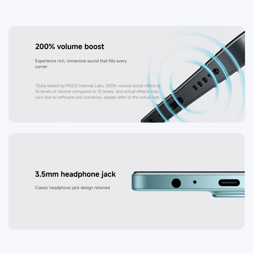 POCO C85 4G 8+256GB Global Version 120Hz 6.9“ Dot Drop Display MediaTek Helio G81-Ultra 50MP Main Camera 6000mAh 33W IP64 NFC