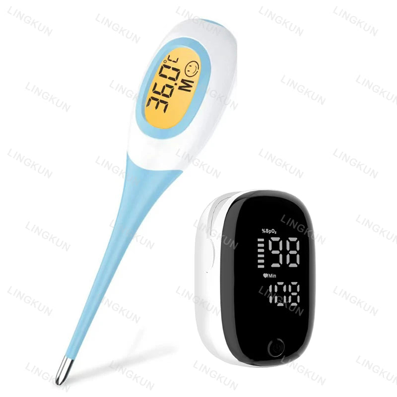 Hot Baby Digital Underarm Electronic Thermometer 8 Seconds Fast Measurement Celsius Fahrenheit Soft Head Oral Body Temperaturer