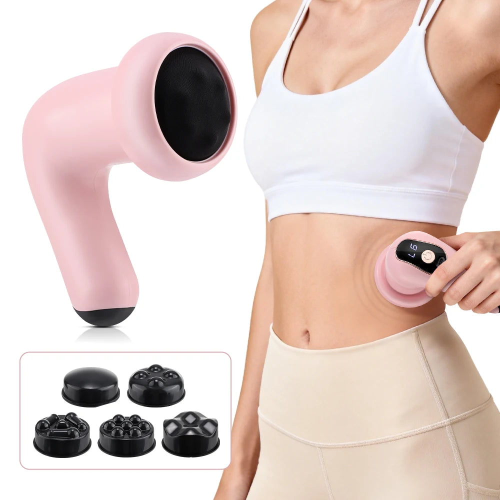 Fascia Gun 5-Head Percussive Therapy Device for Deep Tissue Recovery Fascia Gun Tidesmit