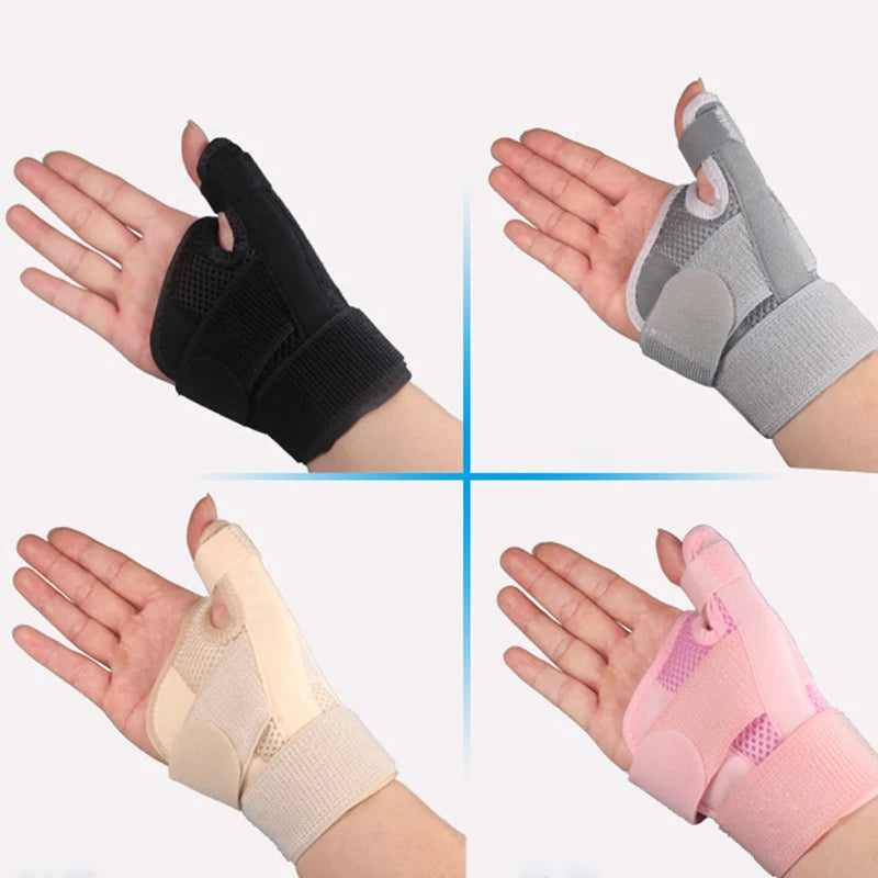 1Pc Thumb Support Brace Adjustable Wrist Thumb Stabilizer Immobilizer Trigger Thumbs Support Braces Flexible Splint Wrist