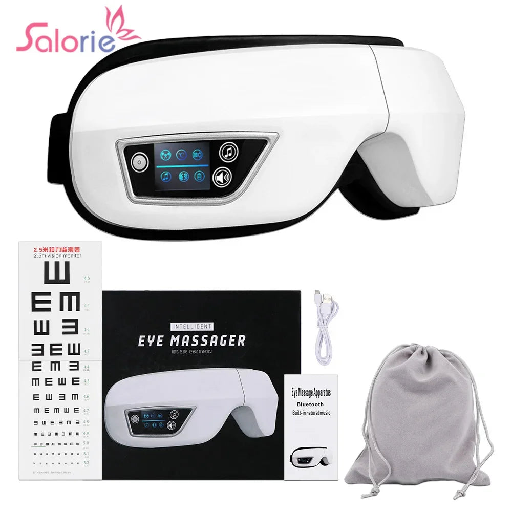 Eye Massager with Heat and Vibration - Fatigue Relief Tidesmit Relaxation Treatment Tidesmit