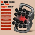 Tidesmit Fascia Gun - Deep Tissue Muscle Massager with 16 Massage Heads Fascia Gun Grey-16 Tidesmit
