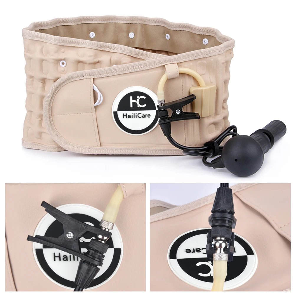 Inflatable Lumbar Decompression Belt - Targeted Back Pain Support Fascia Gun Tidesmit