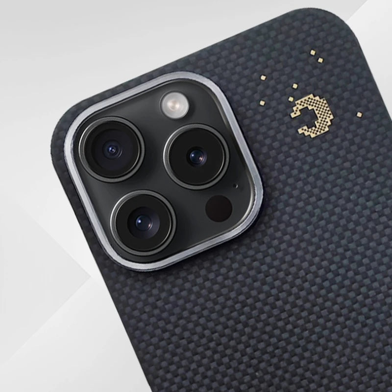 Magnetic Carbon Fiber Phone Case for iPhone 16 Pro Max - Tidesmit Tidesmit