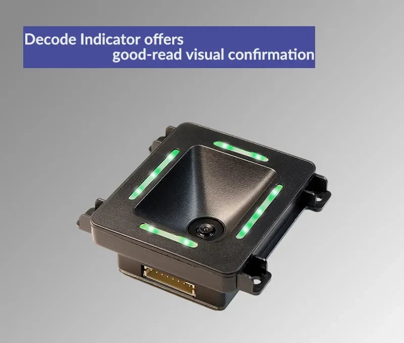 FM700B reader module with green decode indicator lights