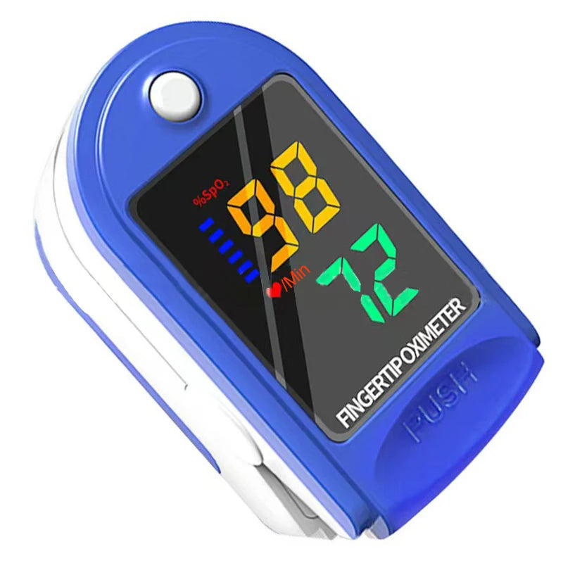 Portable Fingertip Oximeter Heart Rate Meter Pulse Blood Oxygen Saturation OLED Screen Digital Tube Practical Monitor