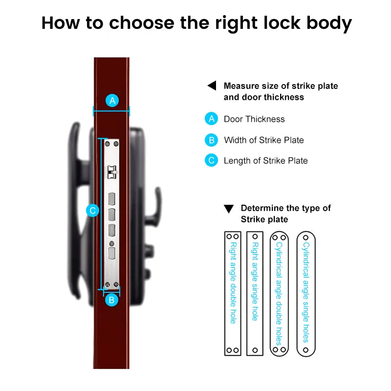 Waterproof  Smart Door Alexa Lock Israel 6590 Mortise Hebrew Tuya Smart Life APP Face Digital Door Lock With Camera