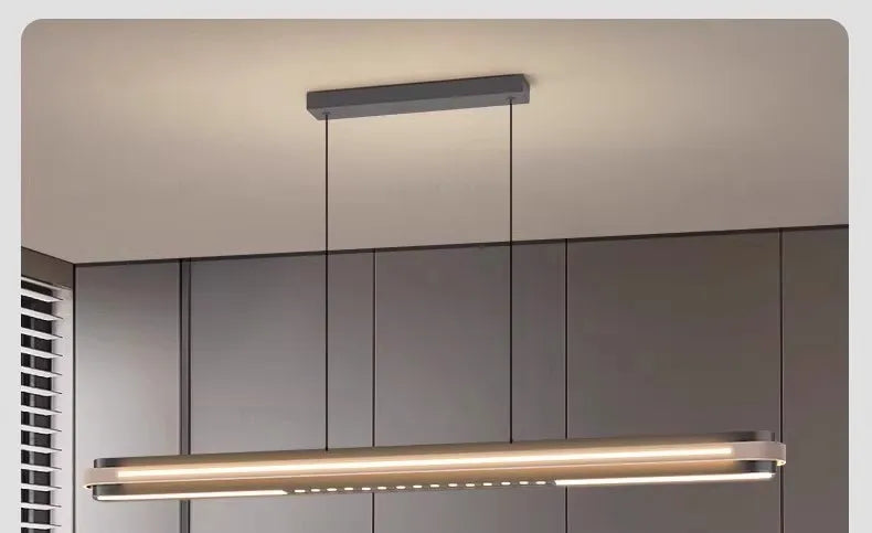 Minimalist LED Pendant Light 150cm - Modern Dining Room Lighting Tidesmit
