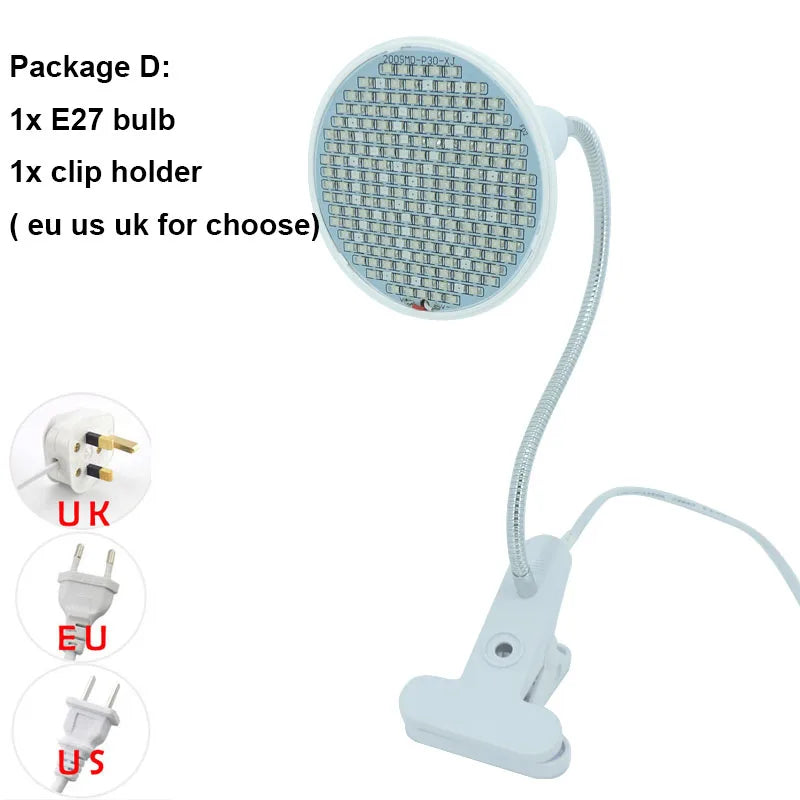 Deep red Beauty Anti Aging Red led Light  IR Infrared bulb E27 Therapy  660nm 850nmplant grow lamp for Body Skin Pain Relie